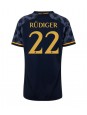 Ženski Nogometna dresi replika Real Madrid Antonio Rudiger #22 Gostujoči 2023-24 Kratek rokav